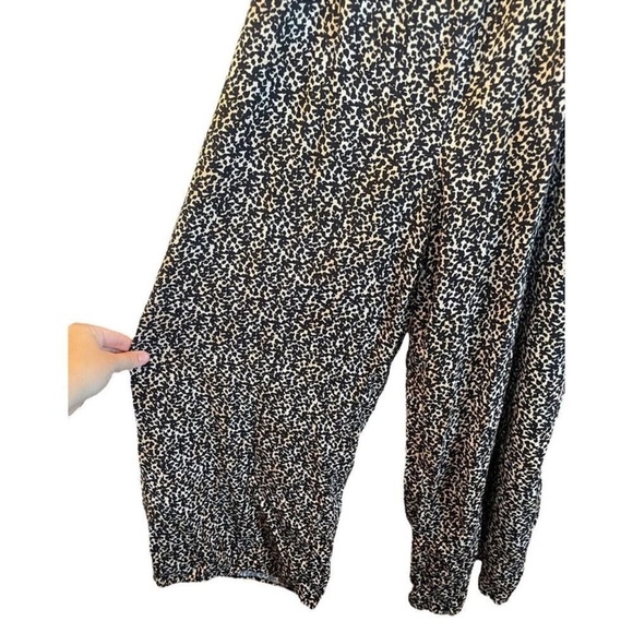 Anthropologie Maaji Woven Modal Animal Print Flowy Palazzo Pants size Medium - Picture 5 of 12